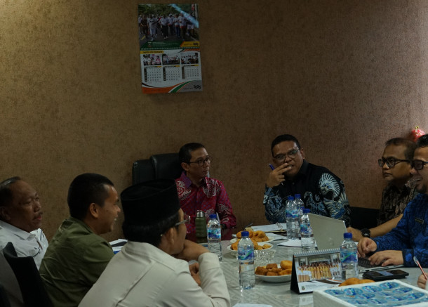 Bahas Pendaftaran PON XXIII Riau - Lampung bersama DISPORA dan BAPPEDA Riau